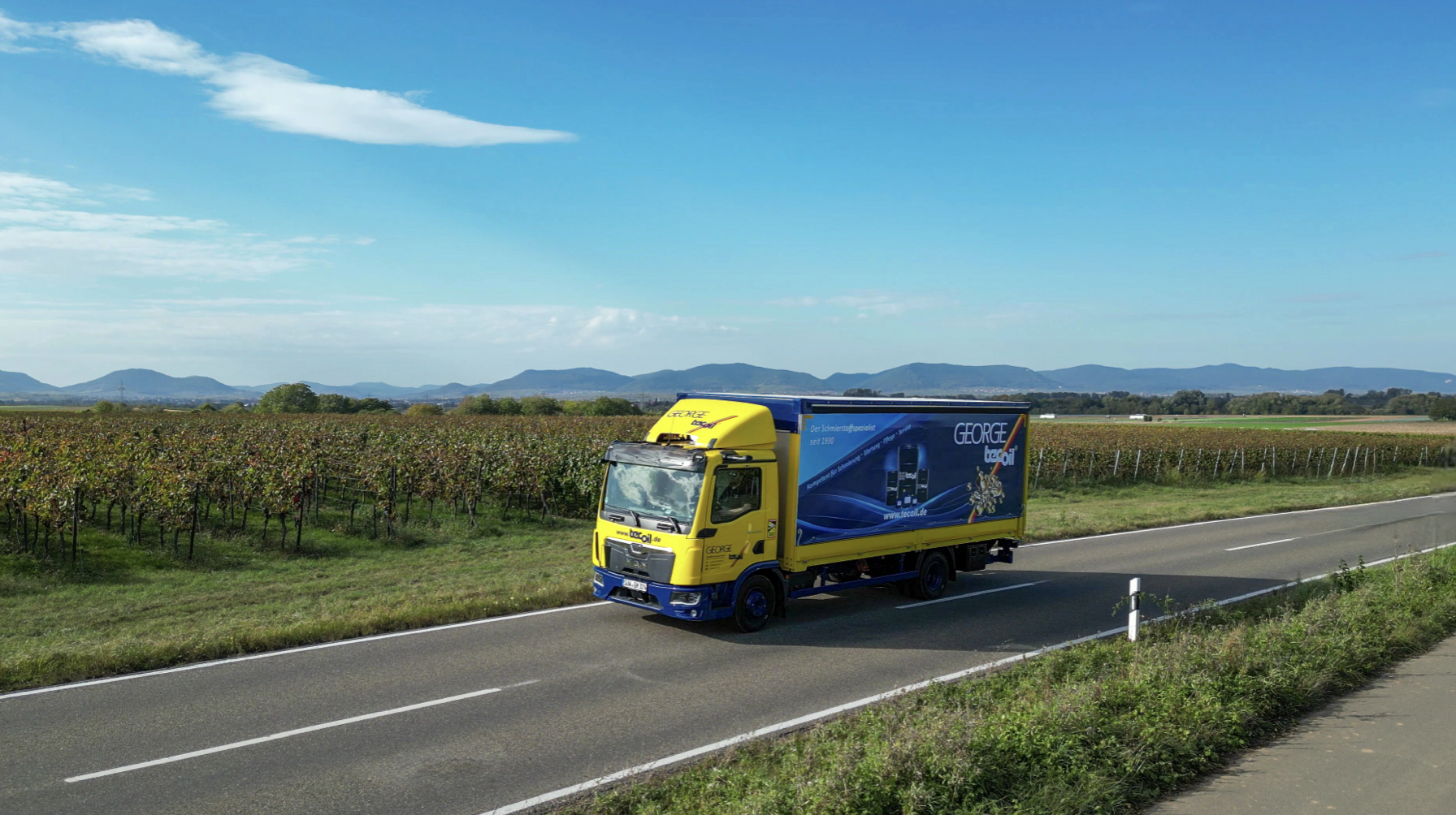 Schnelle Lieferung mit eigenem Fuhrpark